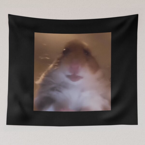 Aperçu de l'œuvre Dank Meme Hamster regardant devant la caméra créée et vendue par OrnelLuna.