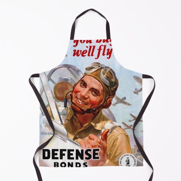 Item preview, Vintage WWII Propaganda Poster | Buy Defense Bonds & Stamps | Patriotic Aviation Art | Support Our Troops | N.T. Wilkinson designed and sold by artofuniverse.