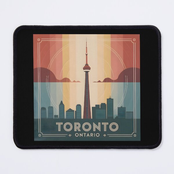 Item preview, Toronto CN Tower Vintage Travel Design designed and sold by Paper Drip.