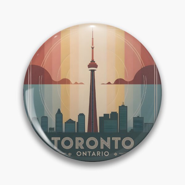 Item preview, Toronto CN Tower Vintage Travel Design designed and sold by Paper Drip.