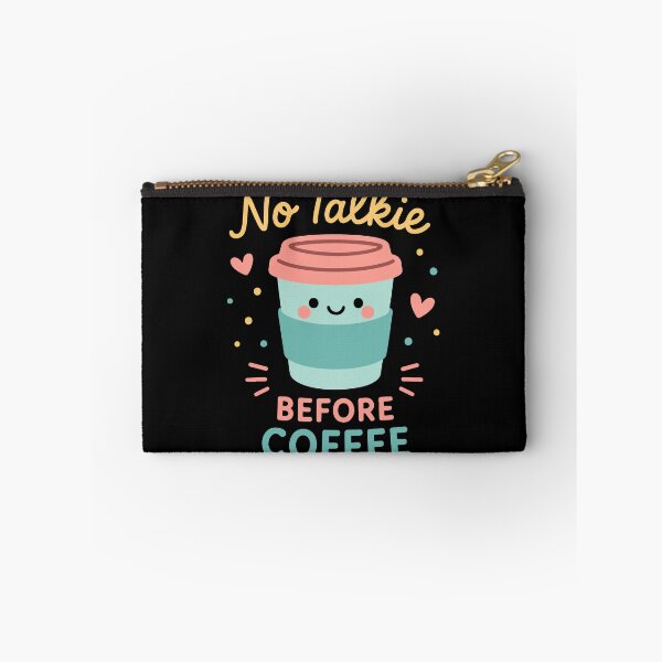 Item preview, No Talkie Before Coffee Cute Morning Design designed and sold by LuminOrb.