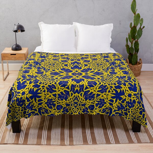 Item preview, Indigo Gold Girih Interlace 11 designed and sold by Tom-Johnson.
