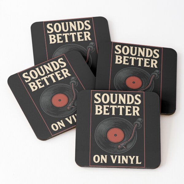 Item preview, Sounds Better On Vinyl Retro Music Lovers designed and sold by LuminOrb.