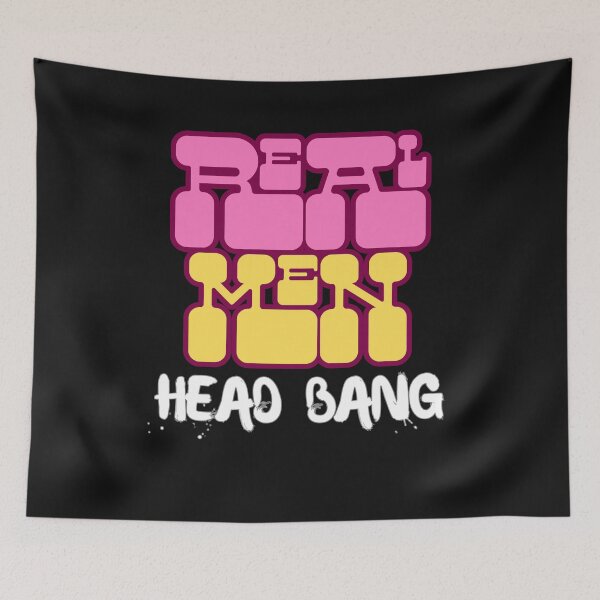 Item preview, real men head bang designed and sold by aledfychan.