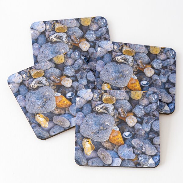 Item preview, Colorful beach stones scattered along the shore designed and sold by BigBadJogr.