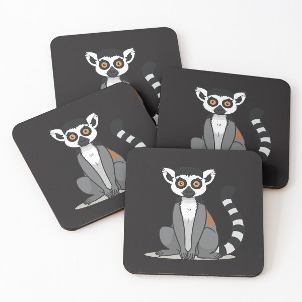 Item preview, Lemur Love – Cute Cartoon Lemur T-Shirt Design designed and sold by  Cativerse .
