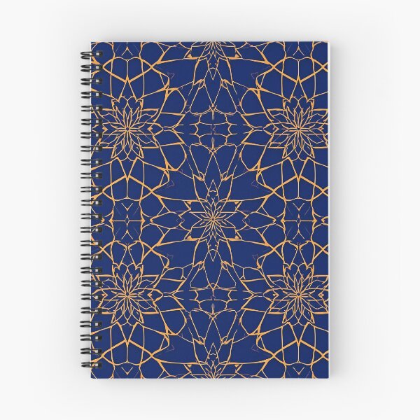 Item preview, Indigo Gold Girih Interlace 13 designed and sold by Tom-Johnson.