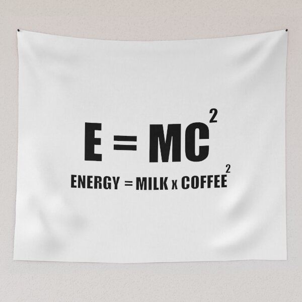 Item preview, energy equal's milk cross coffee squired - funny coffee 	  	 designed and sold by acivjlmqmj35.
