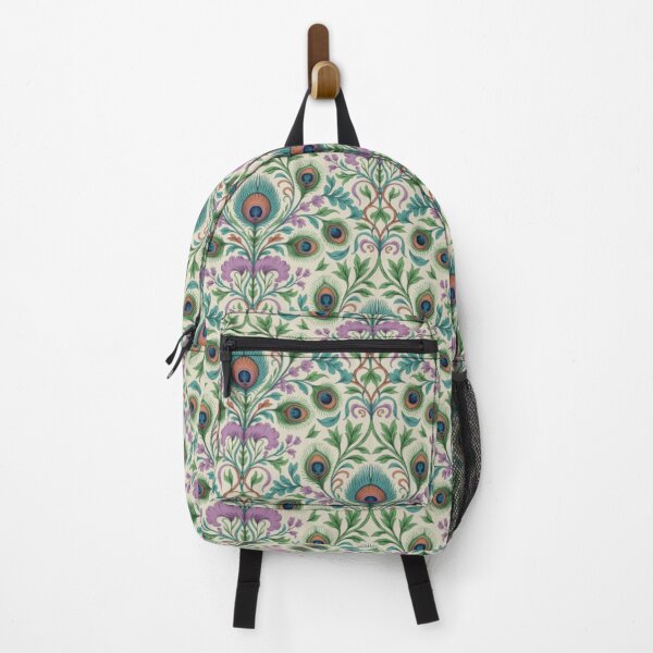 Item preview, Thalora Heritage Print – Vintage Peacock Feather & Floral Pattern Inspired by William Morris designed and sold by Heritage Hive Studio.
