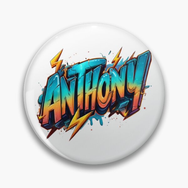Item preview, Anthony 3D Graffiti Style Name Art designed and sold by AlexLineArt.