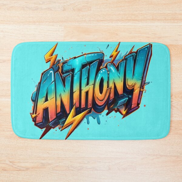 Item preview, Anthony 3D Graffiti Style Name Art designed and sold by AlexLineArt.