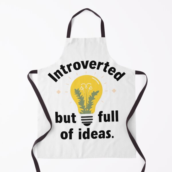 Item preview, Introverted but full of ideas – Creative shirt for thinkers designed and sold by Mx159.