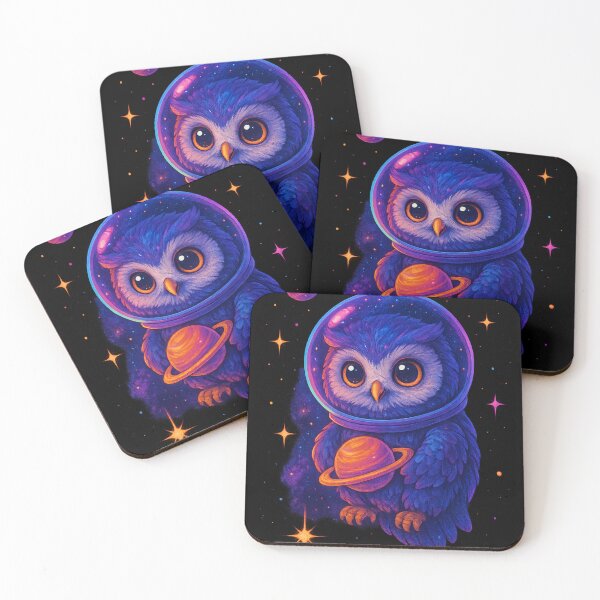 Item preview, Space Owl – Cute Astronaut Bird Design designed and sold by VDekDesigns.