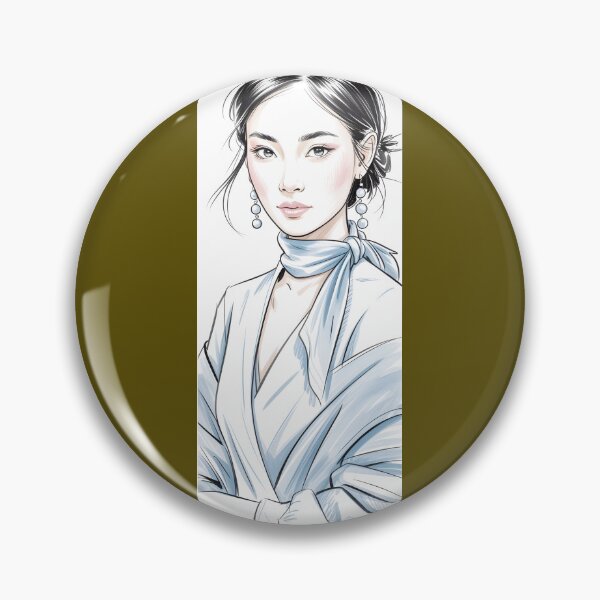 Artikelvorschau, Elegante Frauenporträtskizze von Merch, limitierte Auflage entworfen und verkauft von MADISYNDONALD.