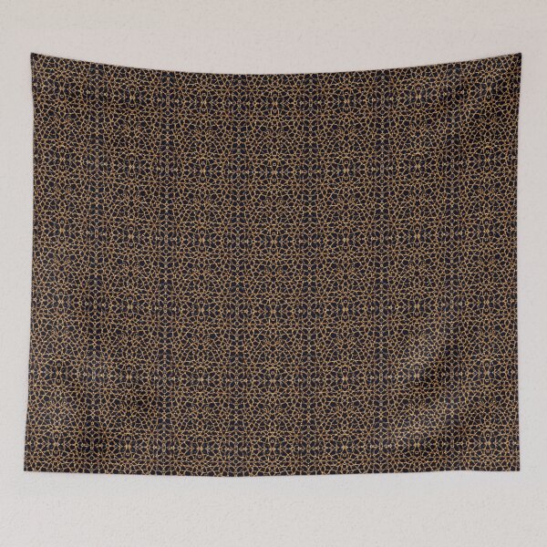 Item preview, Indigo Gold Girih Interlace 16 designed and sold by Tom-Johnson.
