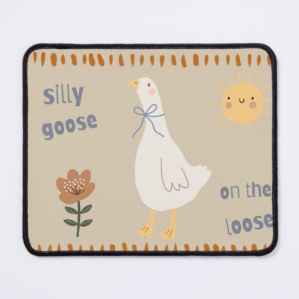 Item preview, Silly goose on the loose Nursery farmhouse cottagecore art, trendy playroom home decor, retro cute kids designed and sold by ArticraftShop.
