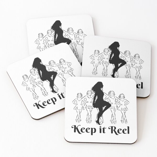 Item preview, Keep it Reel Irish Dance Design – Celtic Dancer Silhouette designed and sold by Urban-Celt.