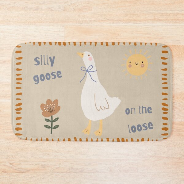 Item preview, Silly goose on the loose Nursery farmhouse cottagecore art, trendy playroom home decor, retro cute kids designed and sold by ArticraftShop.