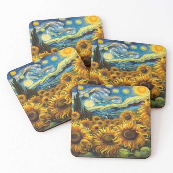 Item preview, Sunflowers in Van Gogh style: A masterpiece of nature and art designed and sold by FotoworldEdel.
