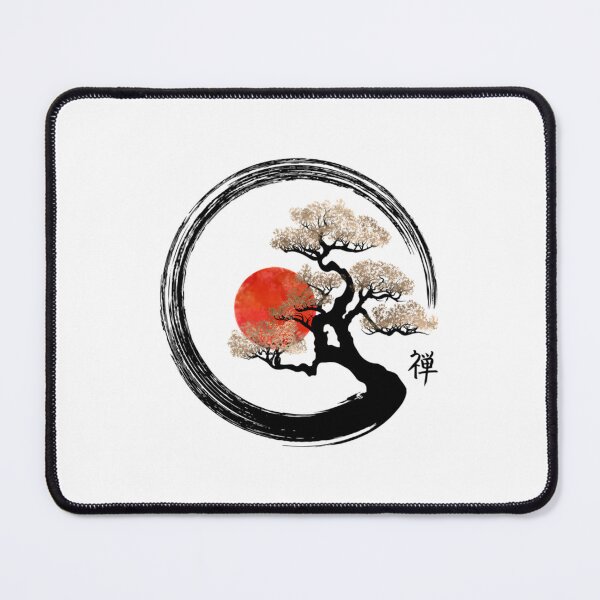 Item preview, Enso Circle and Bonsai Tree on Canvas  	 designed and sold by acivjlmqmj35.