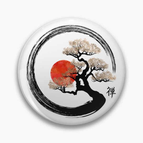 Item preview, Enso Circle and Bonsai Tree on Canvas  	 designed and sold by acivjlmqmj35.