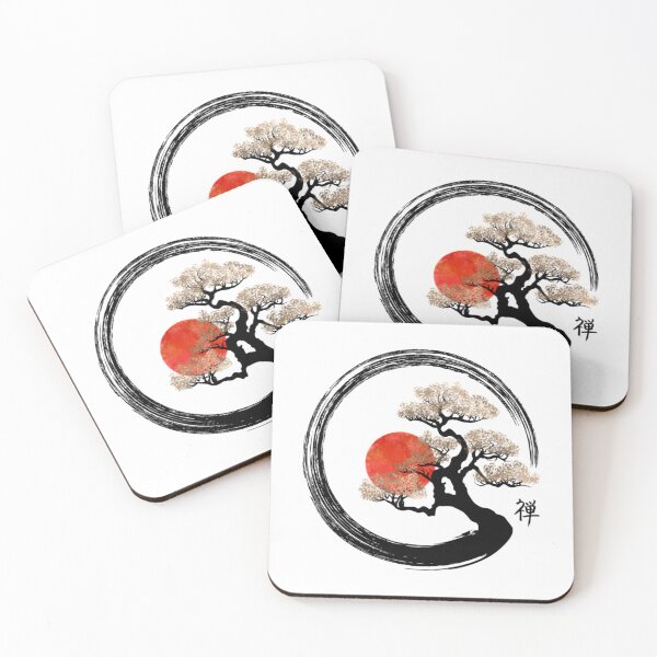 Item preview, Enso Circle and Bonsai Tree on Canvas  	 designed and sold by acivjlmqmj35.