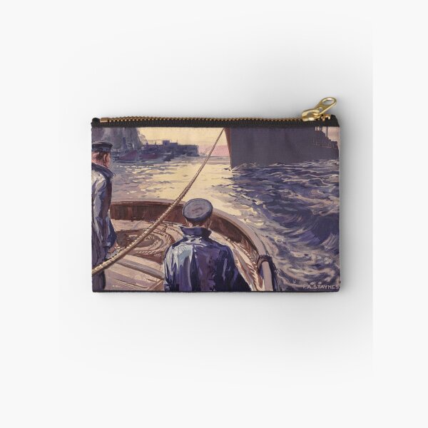 Item preview, WWII Propaganda Poster | Your Tow Ropes Their Home Tie | Vintage British Naval Art | Historical Wall Decor & Home Office Print designed and sold by artofuniverse.