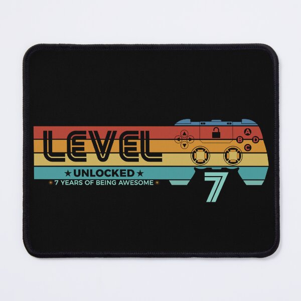 Item preview, Level 7 Unlocked - 7 years old - 7th Birthday Gamer designed and sold by NH2019.