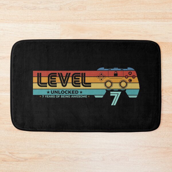 Item preview, Level 7 Unlocked - 7 years old - 7th Birthday Gamer designed and sold by NH2019.