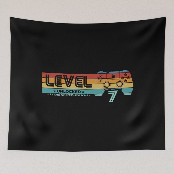 Item preview, Level 7 Unlocked - 7 years old - 7th Birthday Gamer designed and sold by NH2019.
