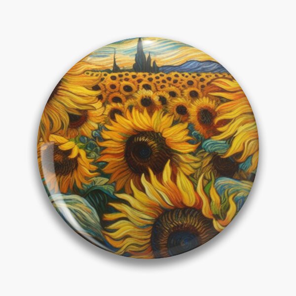 Item preview, Sunflowers in Van Gogh style: A masterpiece of nature and art designed and sold by FotoworldEdel.