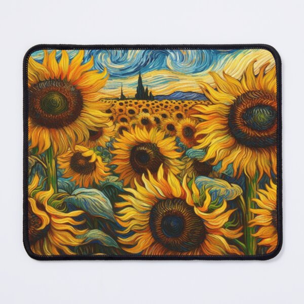 Item preview, Sunflowers in Van Gogh style: A masterpiece of nature and art designed and sold by FotoworldEdel.