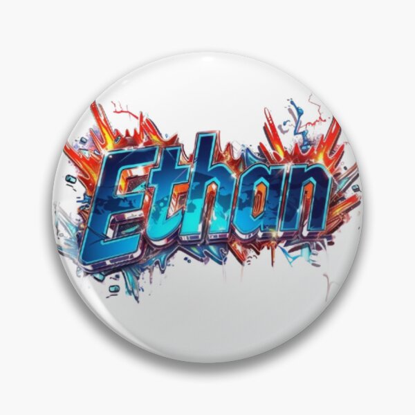 Item preview, Ethan 3D Graffiti Style Name Art designed and sold by AlexLineArt.