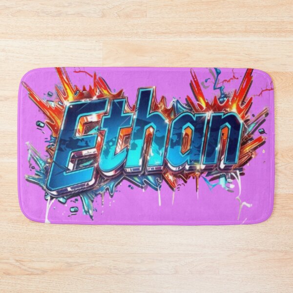Item preview, Ethan 3D Graffiti Style Name Art designed and sold by AlexLineArt.