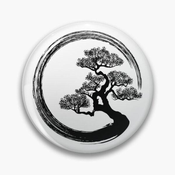Item preview, Enso Zen Circle and Bonsai Tree  	 designed and sold by acivjlmqmj35.