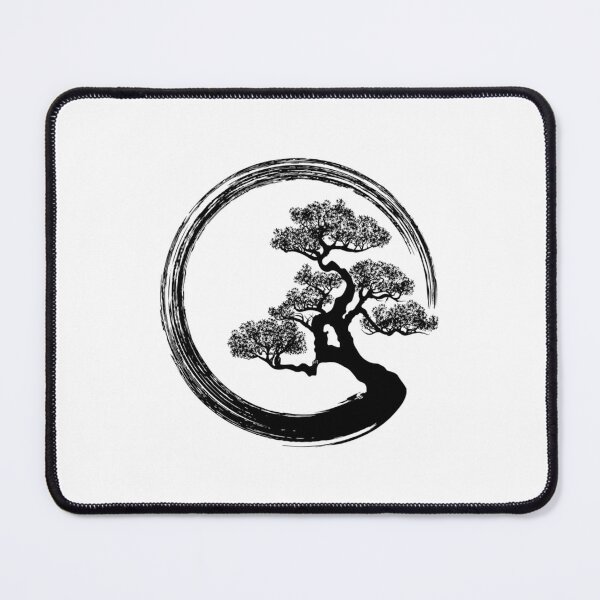 Item preview, Enso Zen Circle and Bonsai Tree  	 designed and sold by acivjlmqmj35.