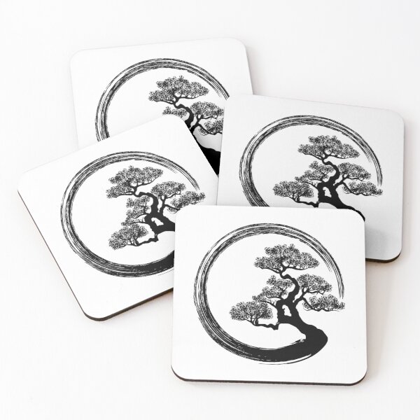 Item preview, Enso Zen Circle and Bonsai Tree  	 designed and sold by acivjlmqmj35.