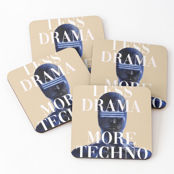 Item preview, 3587-Less-Drama-More-Techno designed and sold by 2Jacob0.