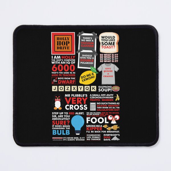Item preview, Red Dwarf Famous Quotes designed and sold by iconikit.