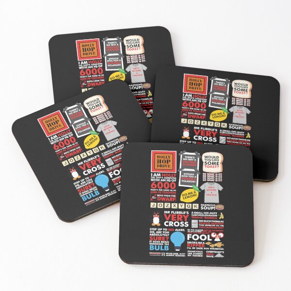 Item preview, Red Dwarf Famous Quotes designed and sold by iconikit.