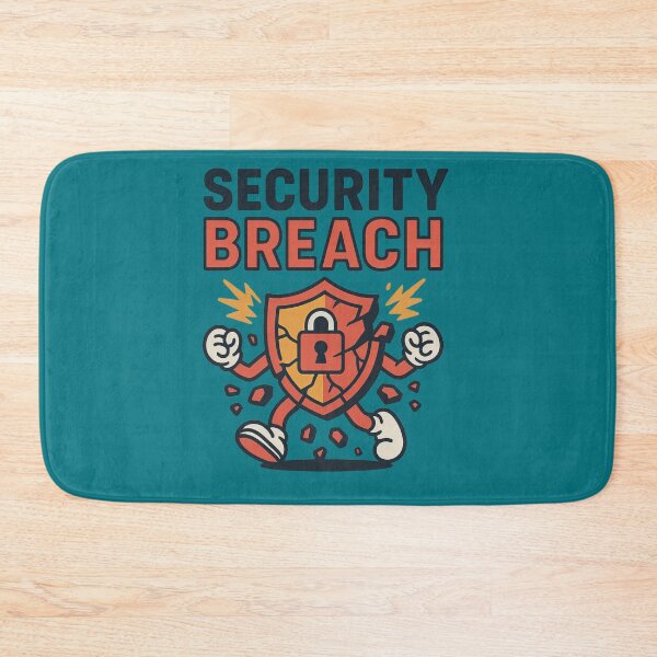 Item preview, Security Breach Alert With Cracked Lock Icon designed and sold by ArtComixHaven.