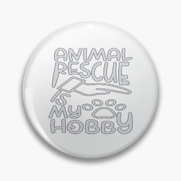 Item preview, Animal Rescue Is My Hobby – Animal Lover & Volunteer Design – Pet & Wildlife Gift designed and sold by sednalafandy79.