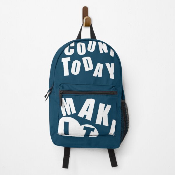 Item preview, Make It Count Today – Bold Motivational Quote Design for Daily Inspiration designed and sold by InkSpireSport.
