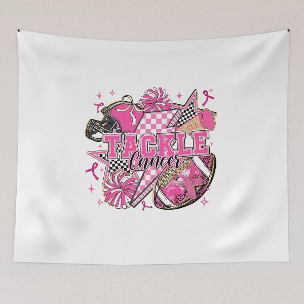 Item preview, Tackle Cacner, Breast Cancer Awareness, Football America designed and sold by vintagearttee.