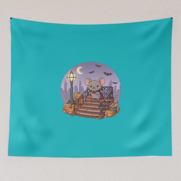 Item preview, Kawaii Halloween Mouse in New York – Statue of Liberty Costume, Cute NYC Skyline  designed and sold by FixwellStudio.