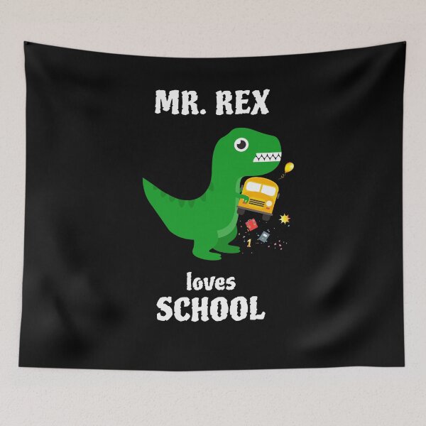 Item preview, First Grade Shirt - Mr. Rex Loves School - Dinosaur T-Shirt designed and sold by deichmonster.