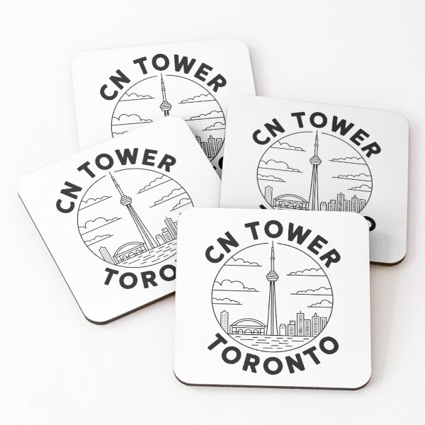 Item preview, Toronto Ontario Vintage Skyline Design designed and sold by Paper Drip.