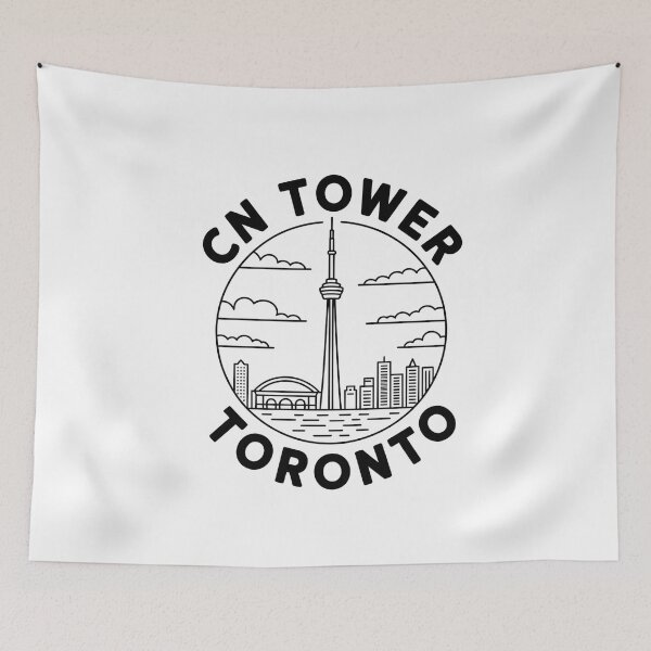Item preview, Toronto Ontario Vintage Skyline Design designed and sold by Paper Drip.