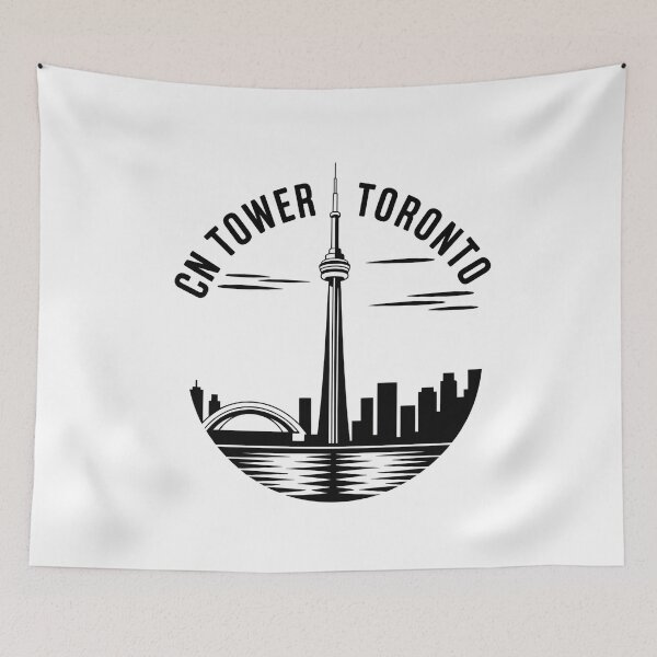 Item preview, Toronto Ontario Vintage Skyline Design designed and sold by Paper Drip.