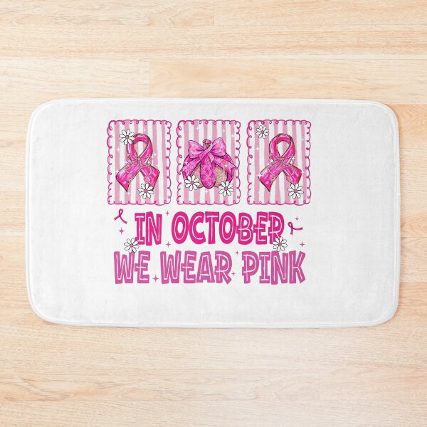 Item preview, In October We Weat Pink , Tackle Cacner, Breast Cancer Awareness, Football America designed and sold by vintagearttee.